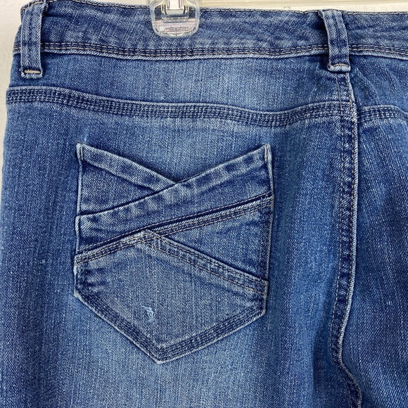 Gloria Vanderbilt Women's Capri Jeans Size 18 Blue The Perfect Fit Control Panel - Picture 5 of 6